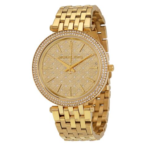 michael kors women's darci gold-tone watch mk3399|Michael Kors Darci Wristwatches for Women for sale .